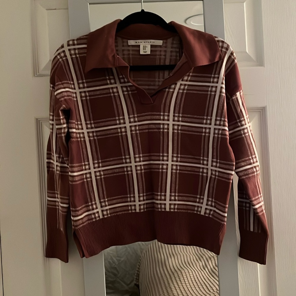 Plaid Color Sweater